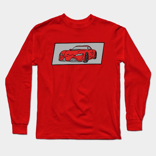 drift super car Long Sleeve T-Shirt by fokaction